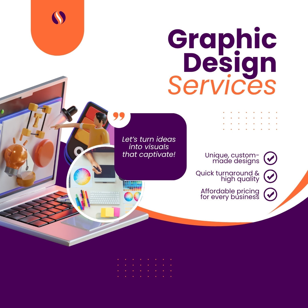 Graphic Design Services and digital marketing ( Full Website )