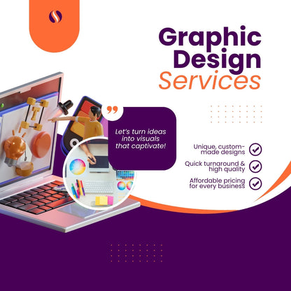 Graphic Design Services and digital marketing ( Full Website )