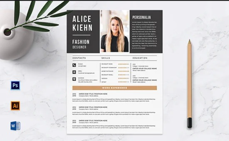 Design professional resume