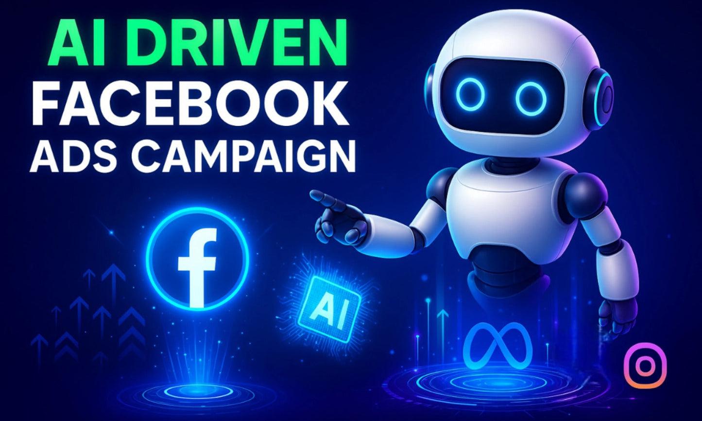 "AI-Powered Facebook Ads Campaign Setup & Management for Maximum Sales"